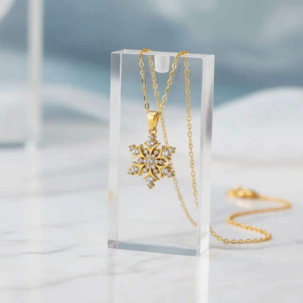 Kette Schneeflocke - kaJre - 