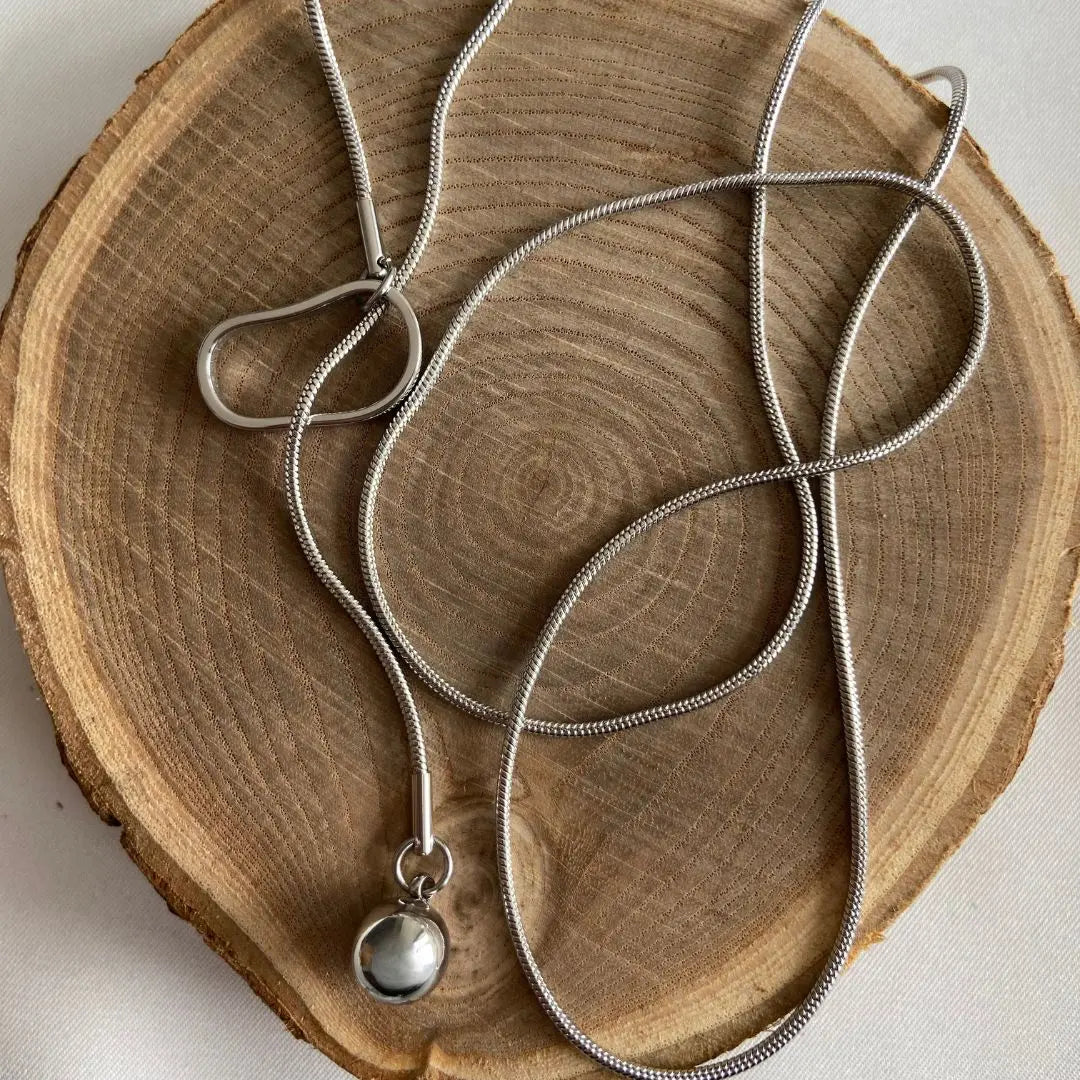 Minimalistische Y - Kette mit modernem Anhänger - kaJre - Kette