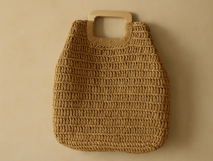 Strandtasche mit Holzgriff - kaJre - Tasche