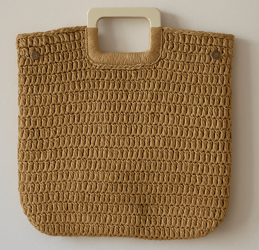 Strandtasche mit Holzgriff - kaJre - Tasche